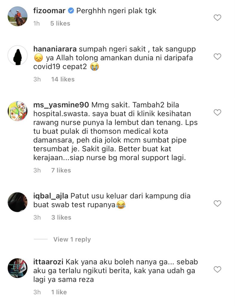 “Doktor Jolok Hidung Je, Tapi Rasa Sampai Ke Otak,” – Uyaina Arshad