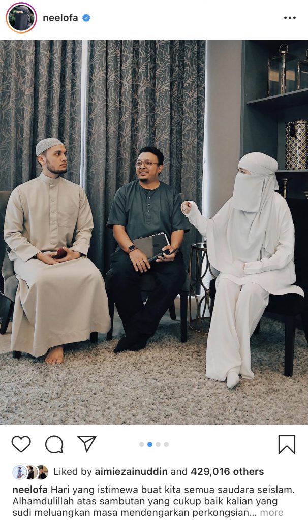 “Moga Tiap Ilmu Yang Disampaikan Akan Terus Mengalir,” &#8211; Neelofa &#038; PU Riz Berkongsi Ilmu