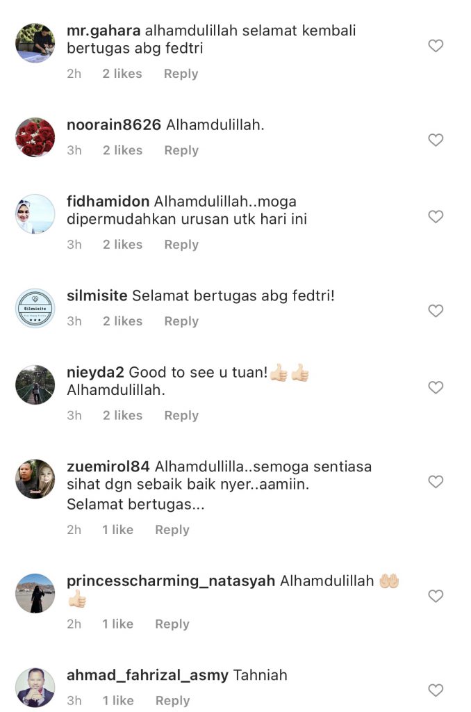 Sudah Pulih & Sihat, Fedtri Yahya Kembali Bersiaran Di MHI