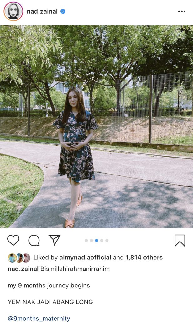 “Yem Nak Jadi Abang Long,” – Tayang ‘Baby Bump’ Nad Zainal Umum Hamil Anak Kedua, Tahniah!