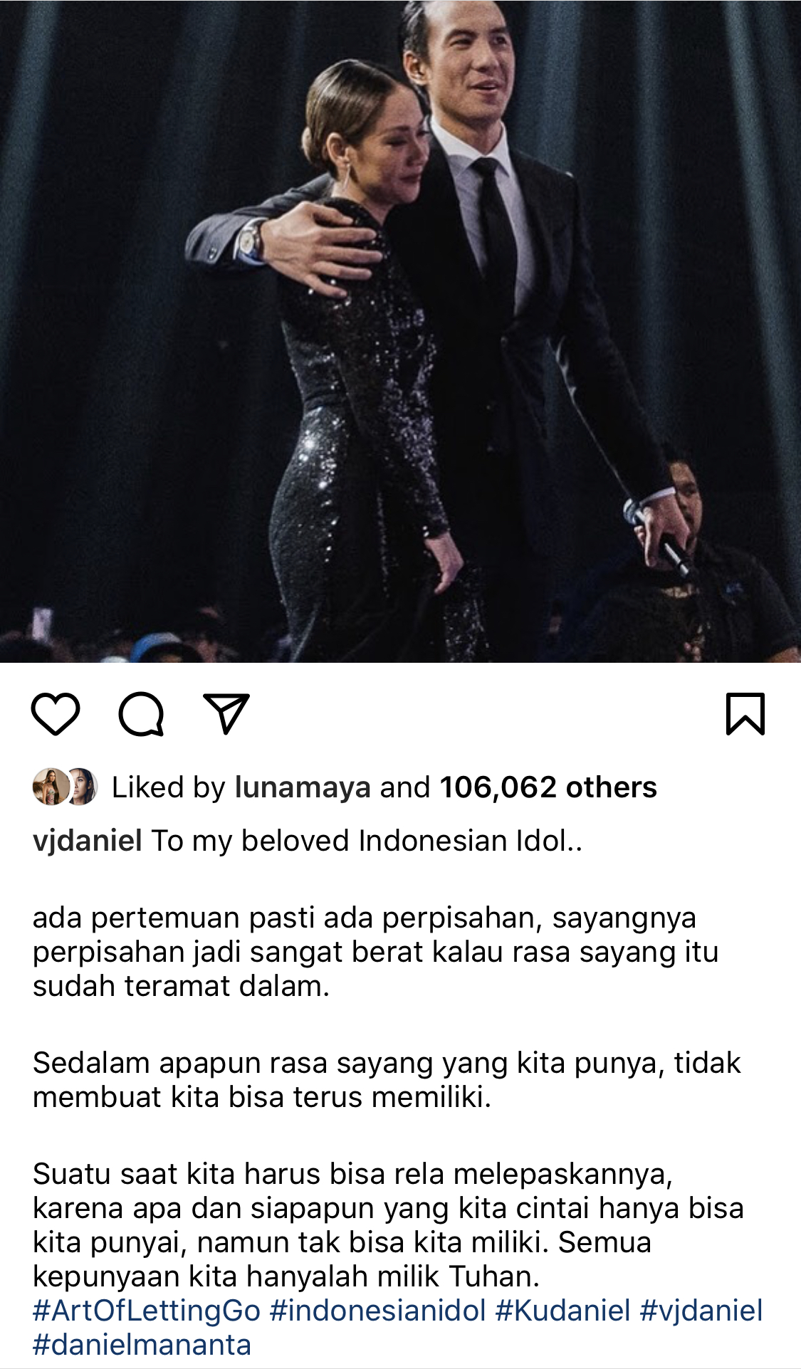 “Semua Kepunyaan Kita Milik Tuhan,”- Selepas BCL, Kini Giliran Hos Daniel Mananta Pula Tinggalkan Indonesian Idol