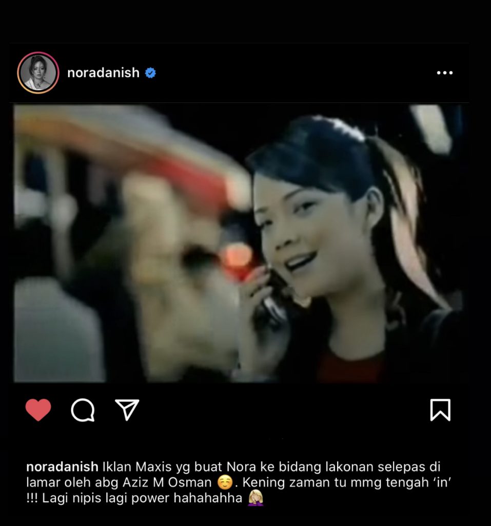 Dulu Berlakon Iklan Maxis Hingga Dilamar Aziz M Osman, Netizen Imbau Memori &#038; Sifatkan Kecantikan Nora Danish Tak Pernah Berubah