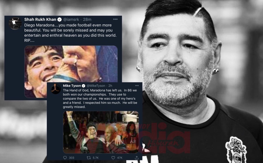 “Diego Maradona, You Made Football Even More Beautiful,” &#8211; Dunia Bola Sepak Berdukcita, Shah Rukh Khan Turut Titip Penghormatan Terakhir