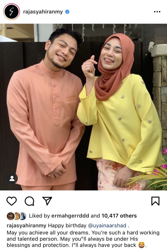 Genap 28 Tahun, Uyaina Arshad Terima Ucapan Birthday Teristimewa Dari Teman Rapatnya, Raja Syahiran