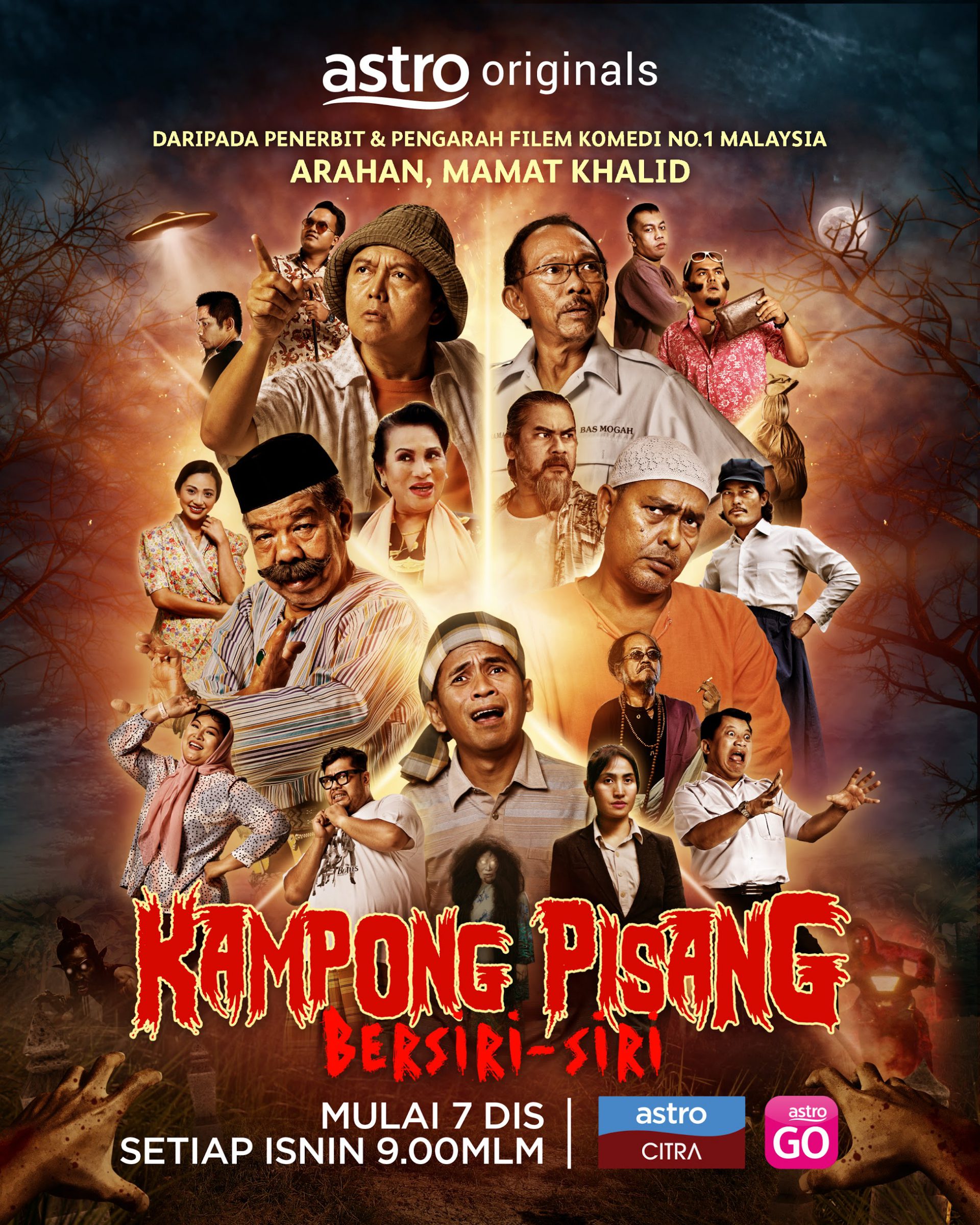 “Drama Ini Tiada Pengajaran Sebab…,”- Mahu Bawa Penonton Keluar Dari Tekanan Covid-19, Mamat Khalid Janji Drama Kampung Pisang Bersiri-Siri Setanding Filem