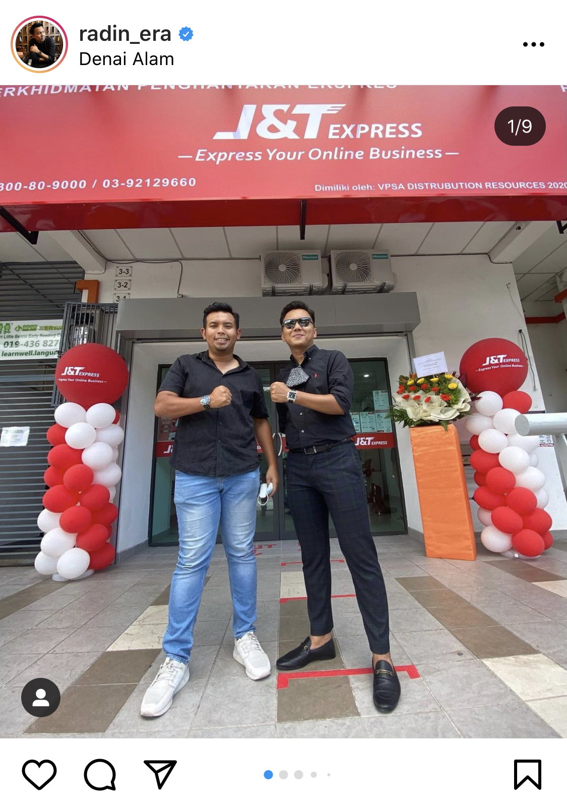 “Our First Business Baby Bersama,” – Cebur Diri Dalam Bisnes, Radin Era Buka Francais Courier Service Miliknya Sendiri