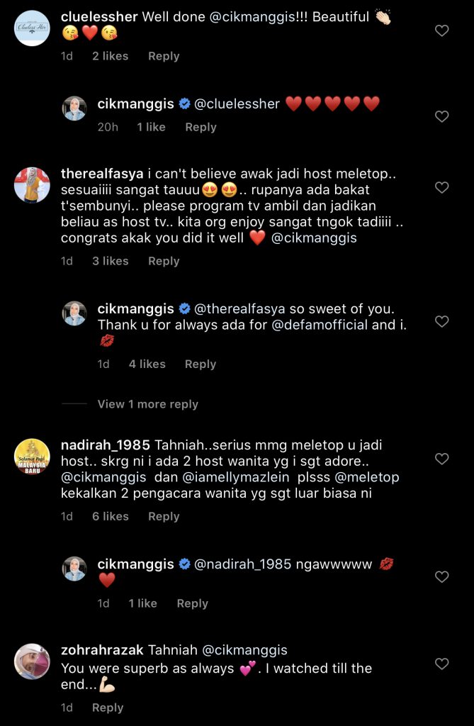 “Tak Nampak Kekok Pun,” – Ada Bakat Tersembunyi Jadi Hos, Peminat Puji Cik Manggis Kendalikan MeleTop Di Samping Nabil Ahmad