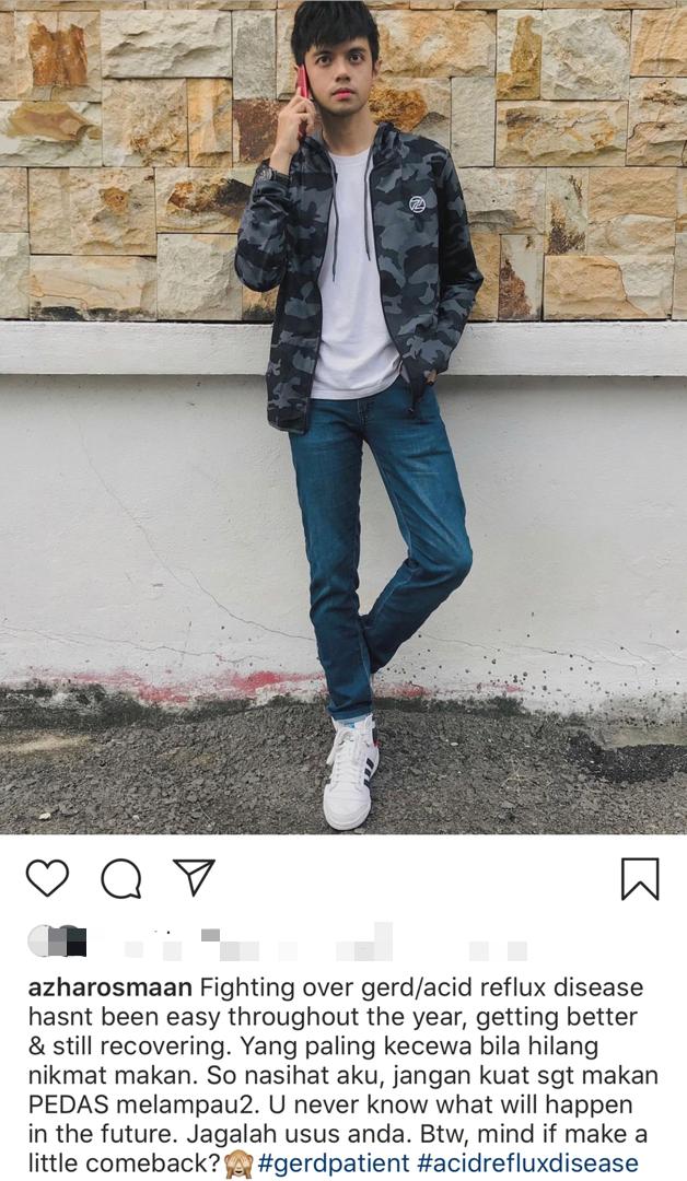 “Paling Kecewa Bila Hilang Nikmat Makan,” – Makan Pedas Melampau, Azhar Osman Dedah Hidap Penyakit GERD. Pesan Jagalah Usus!
