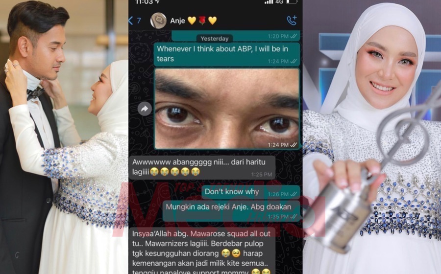 “2 Minggu Lepas, Abang Mimpi Anje Naik Stage&#8230;,” &#8211; Mawar Rashid Menang, Raf Yaakob Sebak Kenangkan Jatuh Bangun Isteri Dalam Seni