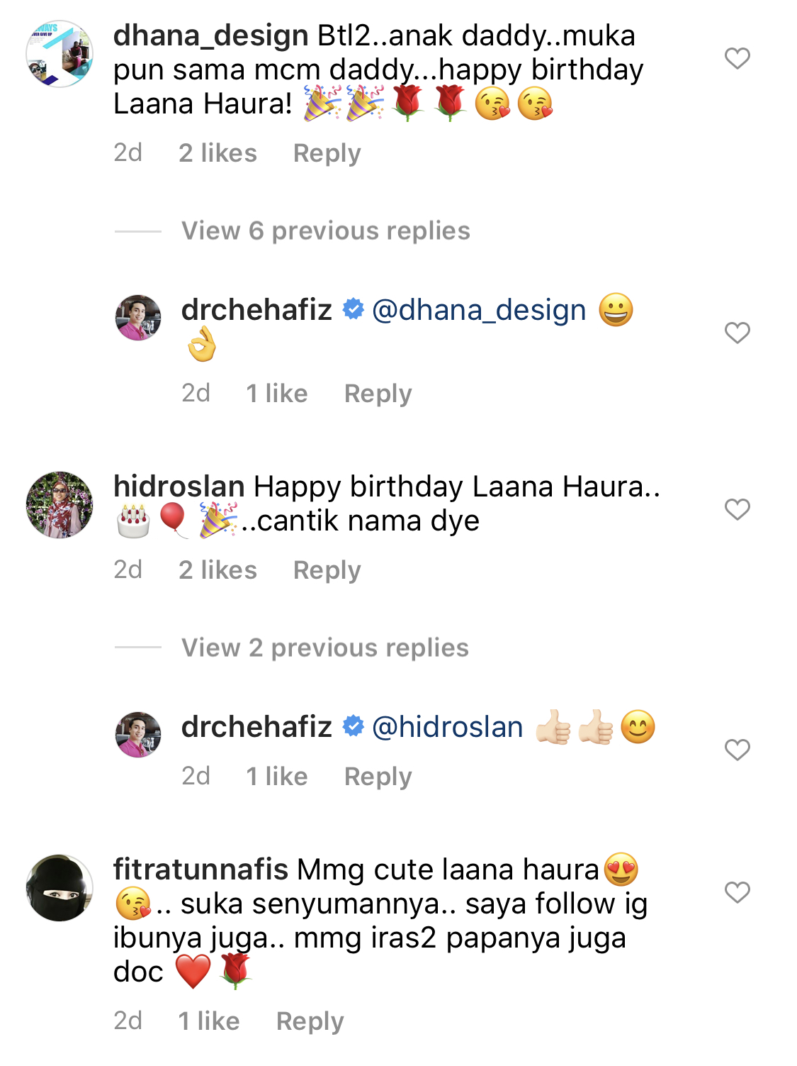 Enggan Peduli Tanggapan Orang Lain, Dr. Che Hafiz Titip Ucapan Hari Lahir Buat Anak – “Hadiah Time Jumpa Daddy Kasi.”