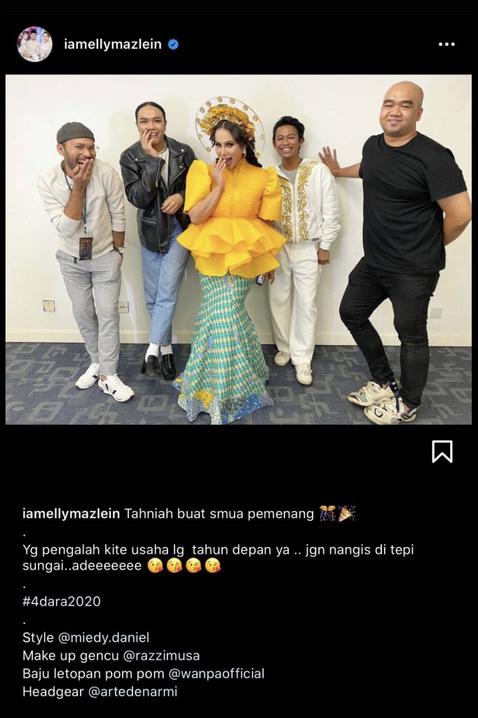 “Kak Lina Tetap Pemenang Di Hati&#8230;,” &#8211; Elly Mazlein Minta Yang Tak Berjaya Cuba Lagi, Jangan Nangis Tepi Sungai!