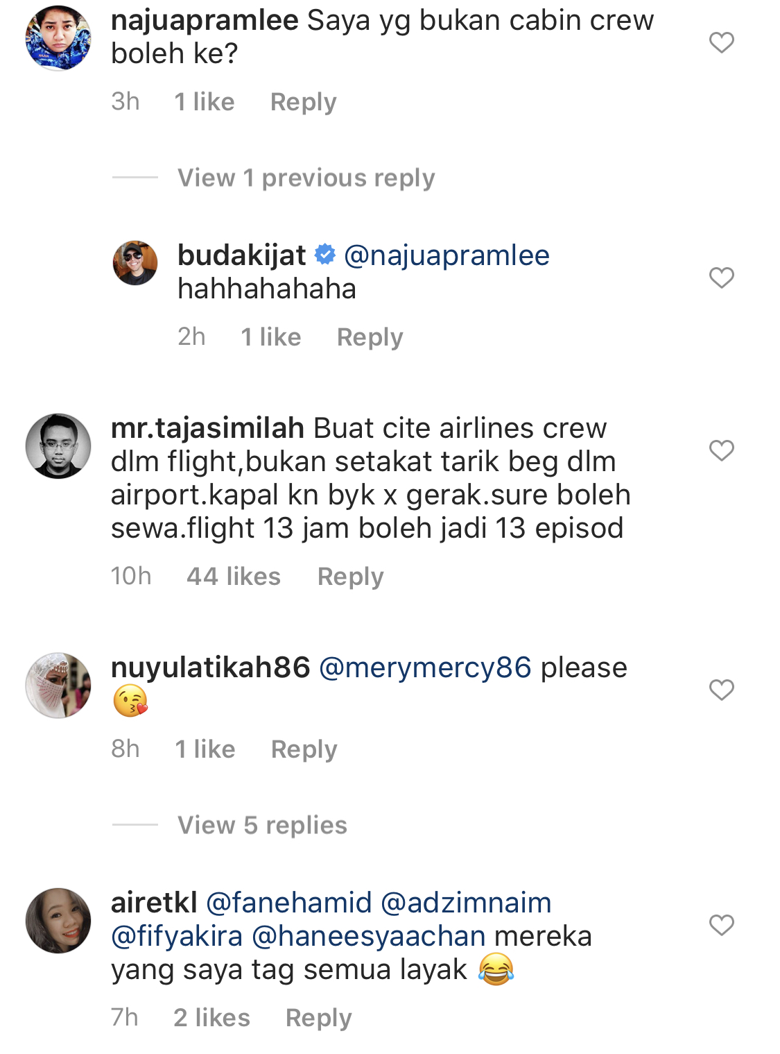 “Mungkin Anda Wajah Terbaru…,” – Faham Situasi, Budak Ijat Buka Tawaran Berlakon Kepada Bekas Cabin Crew