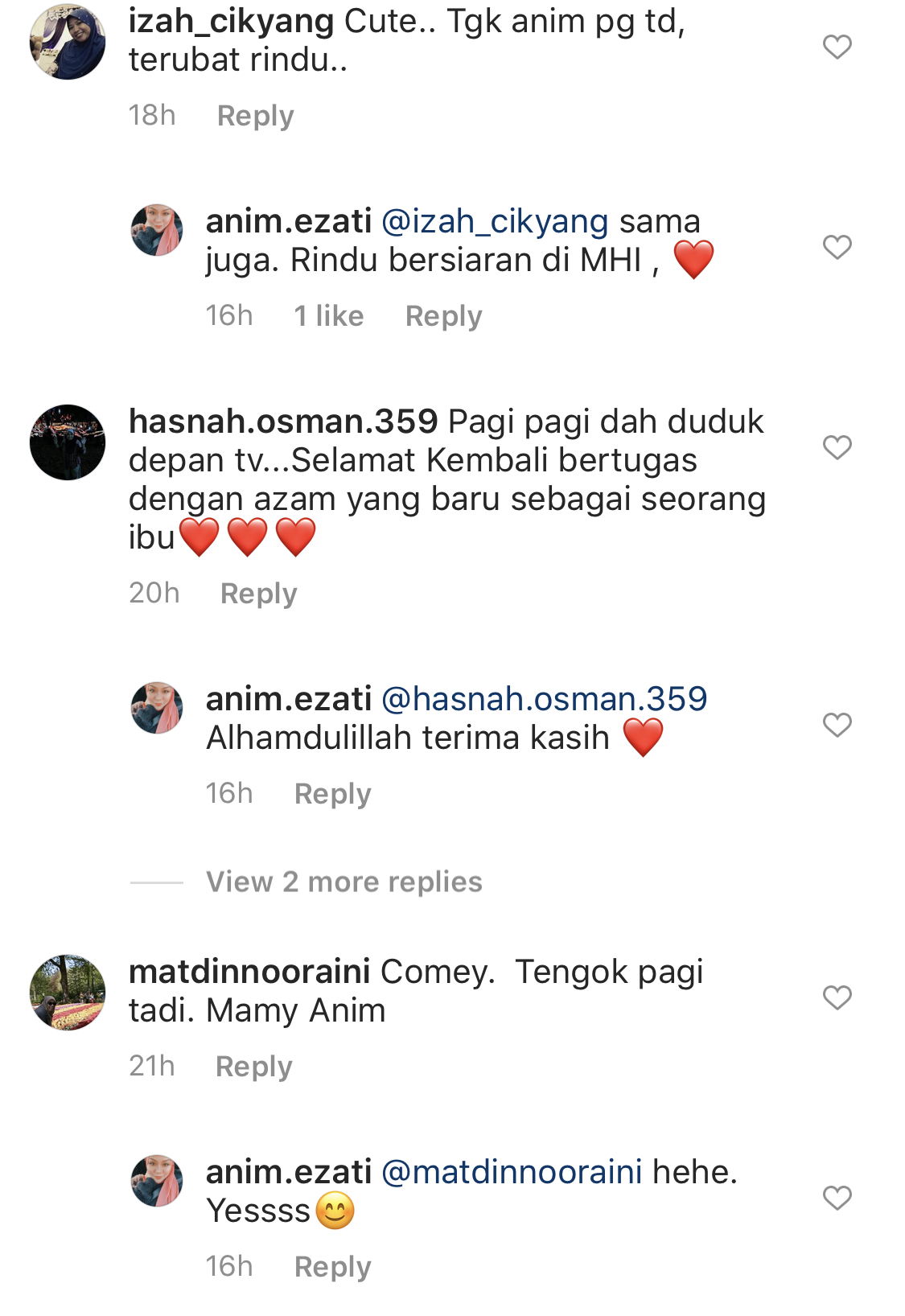 “Mak-Mak Memang Macam Tu Eh?,” &#8211; Kembali Hos MHI Lepas Cuti Bersalin, Anim Ezati Rizki Mahu Lekas Pulang Tatap Wajah Anak