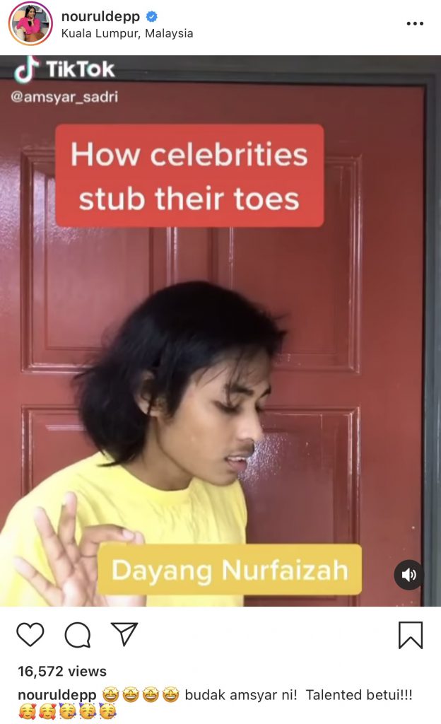 “Dah Macam Ariana Grande Ni Boleh Tiru Suara!,” – Makin Tular, Nourul Depp Puji Nyanyian Amsyar Sadri