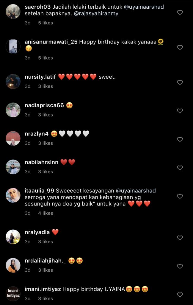 “I would Like To Say Thank You To This Beautiful Soul Over Here,” &#8211; Sweetnya Ucapan Uyaina Arshad Buat Raja Syahiran. Peminat Usik Cepat Berjodohan!