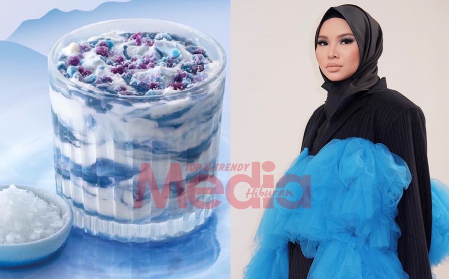 “Nakal Eh Korang,” – Baju Biru Hitam Aina Abdul Malam Tadi Disamakan Dengan Sea Salt McFlurry!