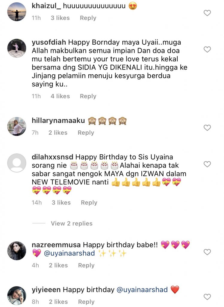 Genap 28 Tahun, Uyaina Arshad Terima Ucapan Birthday Teristimewa Dari Teman Rapatnya, Raja Syahiran