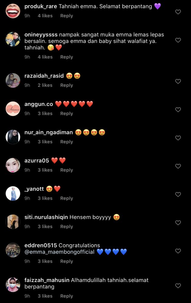 “Cantiknya, Sayang Kamu,” – Emma Maembong Akhirnya Kongsi Foto Sedang Memangku Anak Sulung, Peminat Titip Ucapan Selamat Berpantang