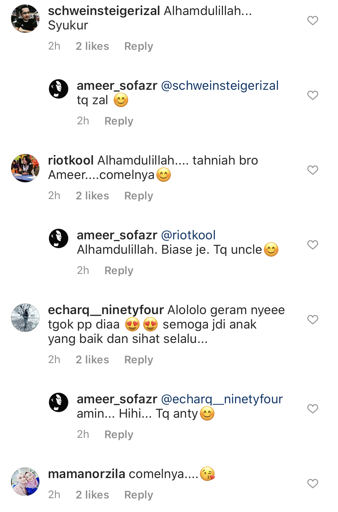 Setelah 9 Hari Dilahirkan, Ameer Sofarz Dedah Wajah &#038; Nama Anak, Comelnya!