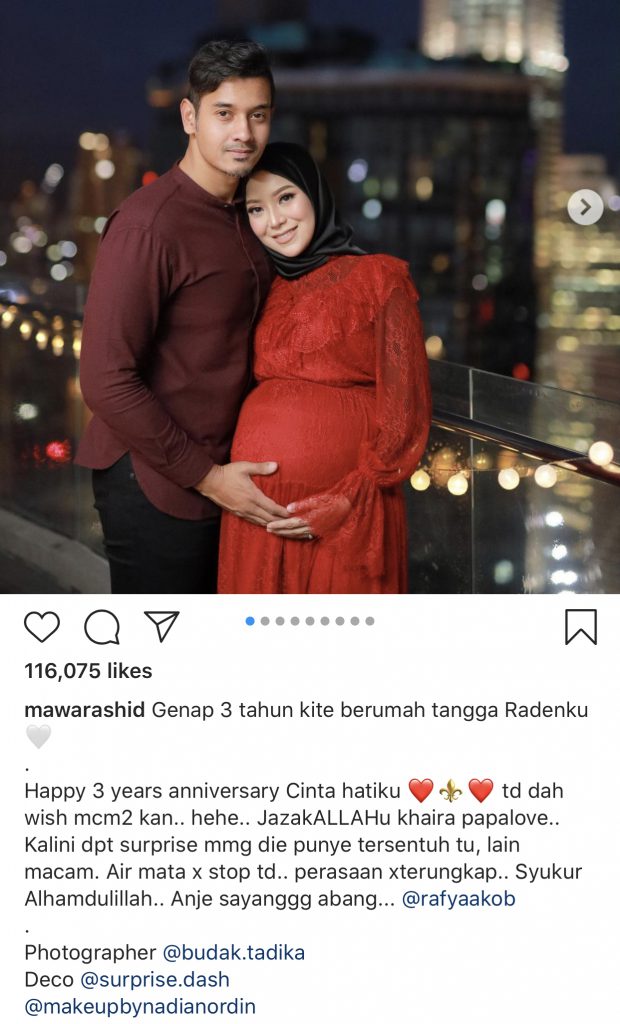 “Kali Ini Dapat Suprise Dia Punya Tersentuh Tu Lain Macam,” – Rai Anniversary Dalam Suasana Romantis, Menitis Air Mata Mawar Rashid