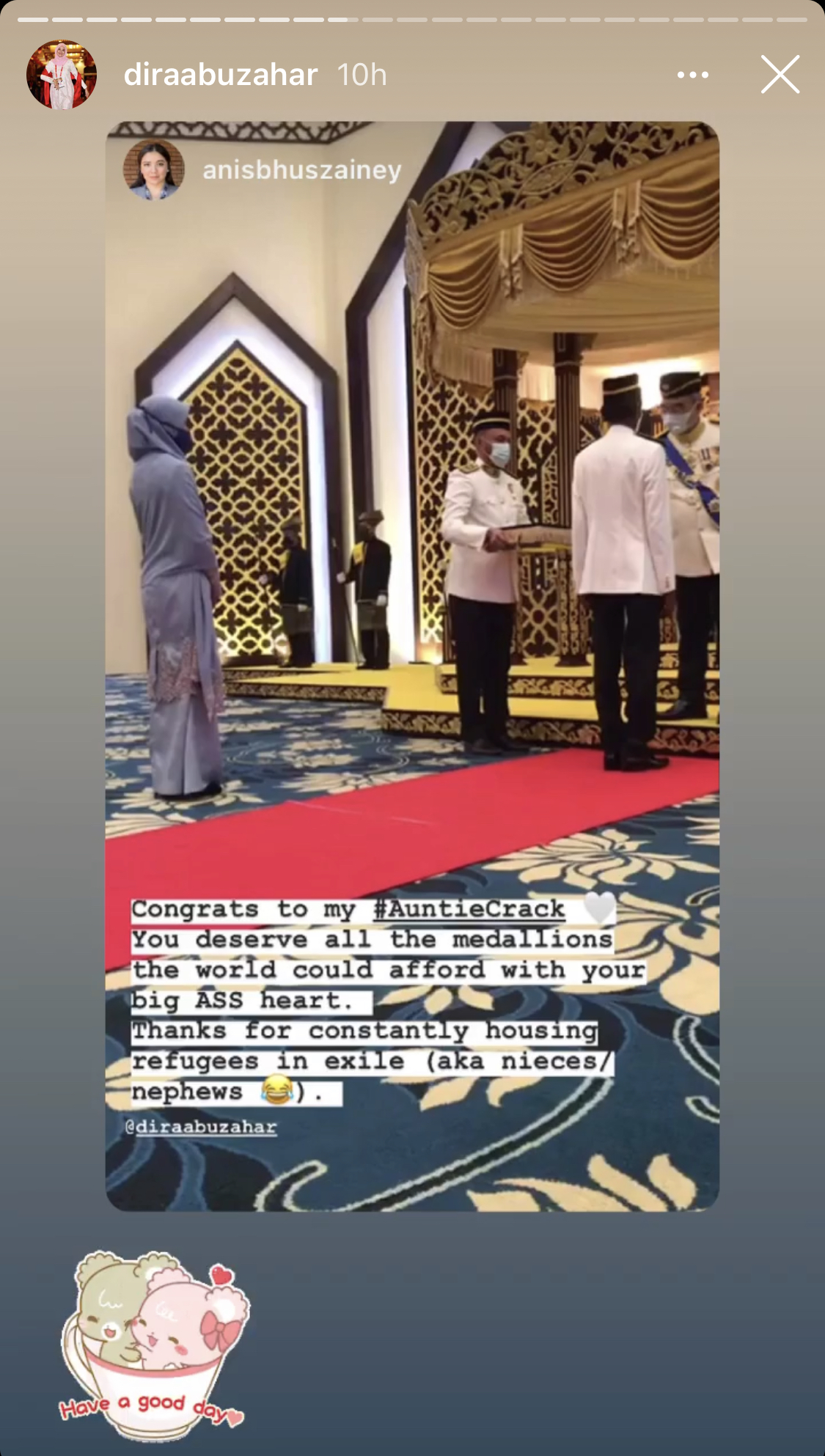 “Anugerah Sejati Bukan Beli,” &#8211; Dira Abu Zahar Terima Pangkat Datuk, Abang Luah Rasa Bangga