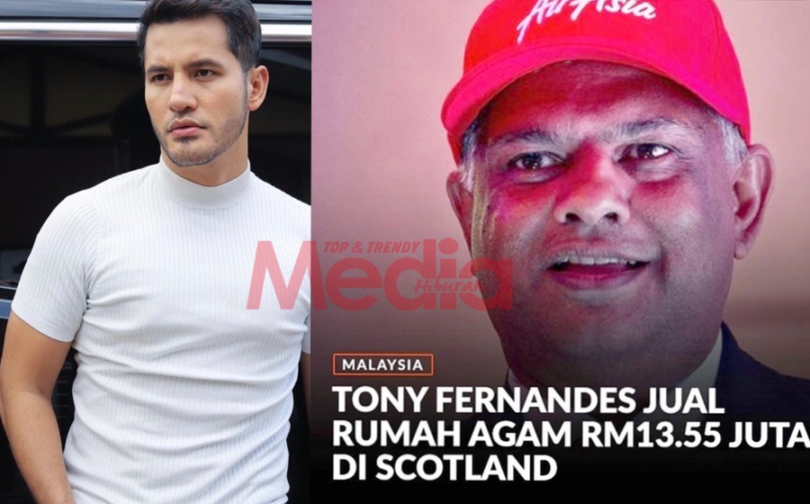 “Bersimpati Malah Turut Terasa,” – Terkesan Laporan Tan Sri Tony Fernandes Jual Rumah Agam RM13.55 Juta, Datuk Seri Aliff Syukri Luah Rasa