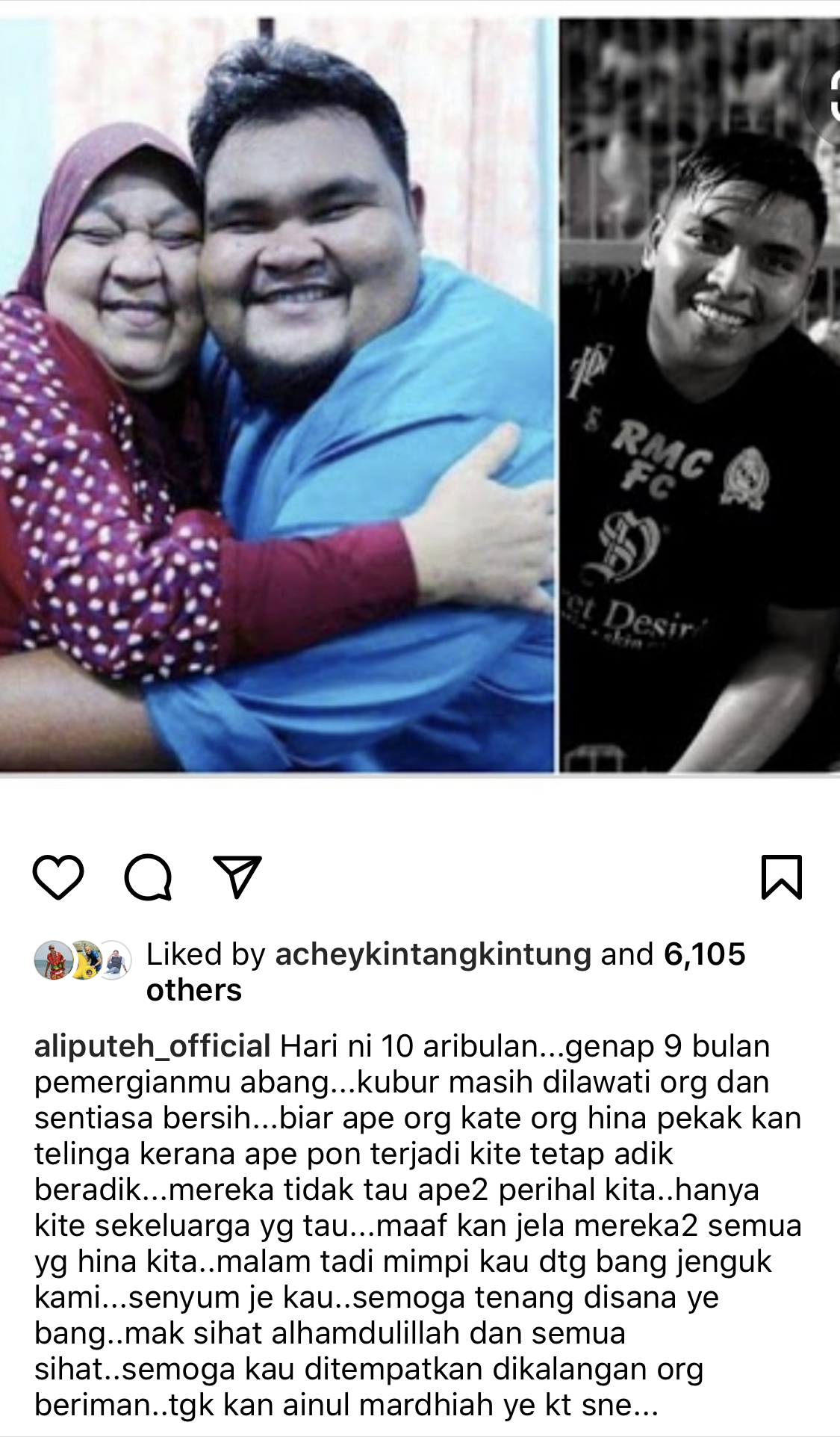 “Orang Hina Pekakkan Telinga Kerana…,” – Hampir 10 Bulan Berlalu, Ali Puteh Mimpi Bertemu Arwah Abam