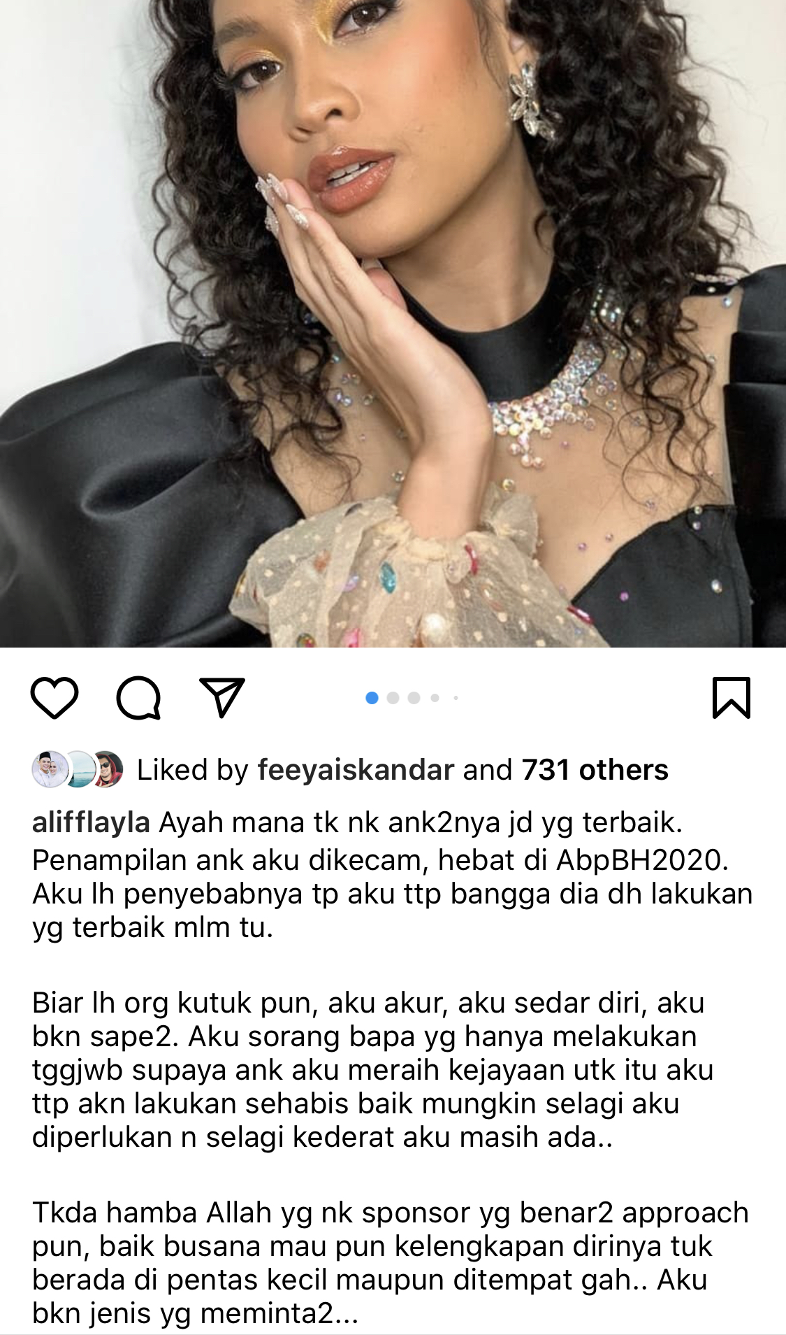 “Akulah Penyebabnya Tapi Aku Bangga,” &#8211; Pakaian Ala Rihanna Sissy Iman Di ABP33 Lalu Kena Kritik, Sila Baca Respon Jujur Bapa