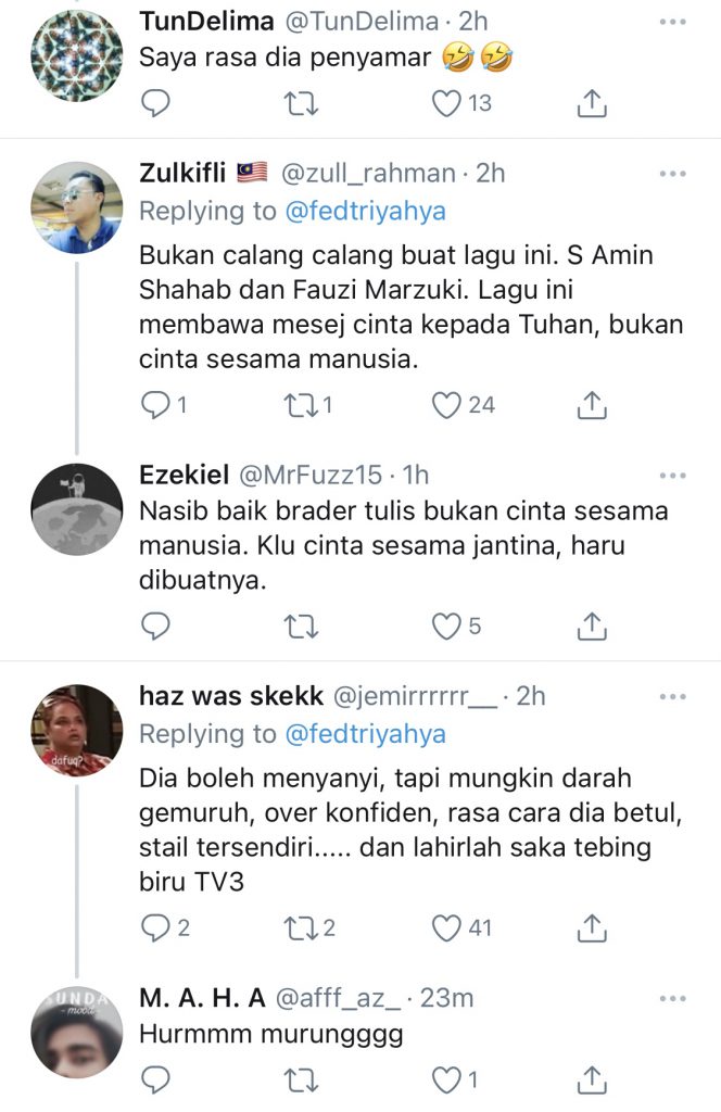 “Kalau Adik Tahu Lagu Ni Sebenarnya Lagu Ketuhanan…,” – Fedtri Yahya Komen Nyanyian Viral Nuha Bahrin