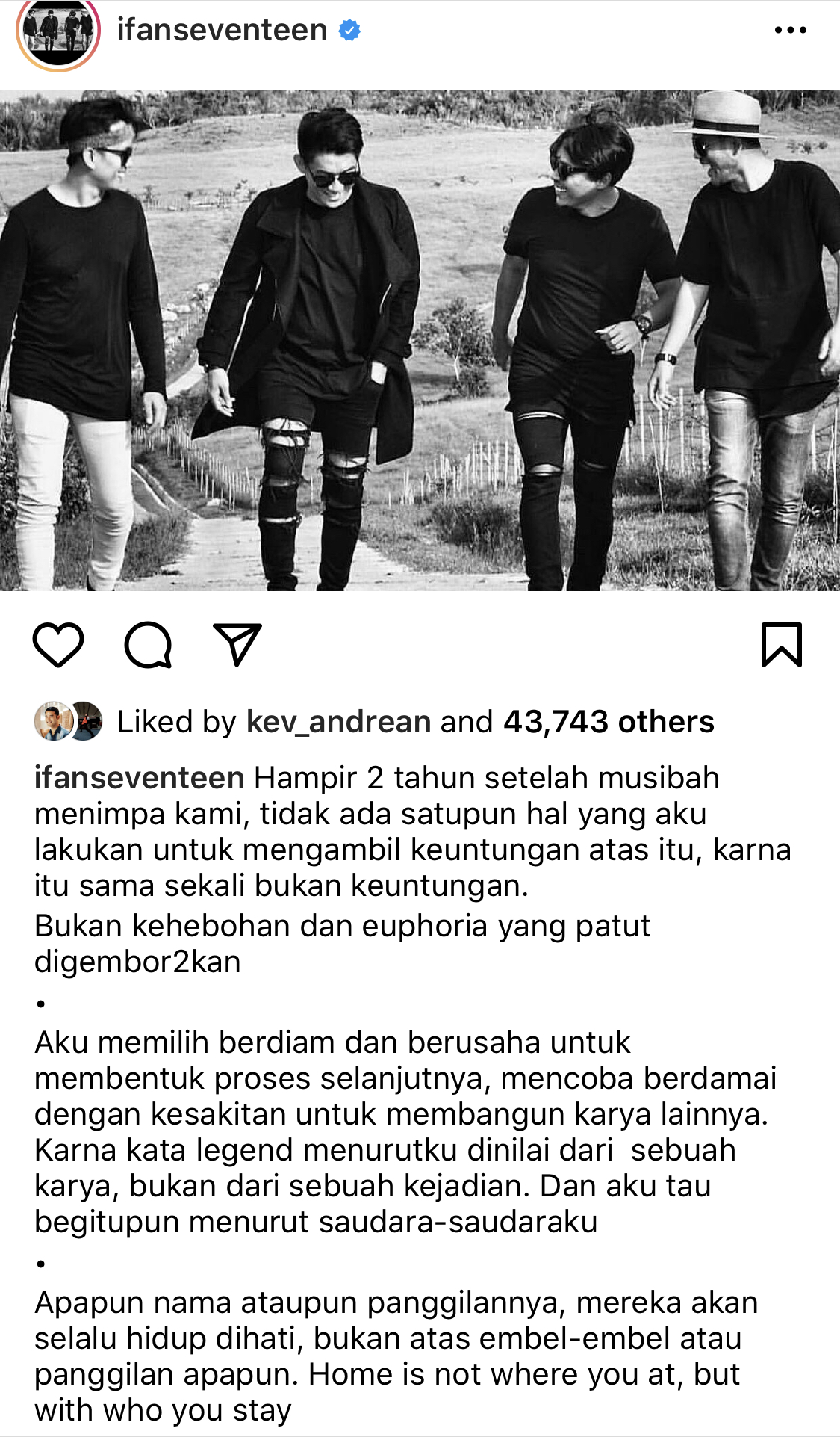 Nafi Selalu Kongsi Kisah Musibah Ahli Kumpulan Demi Raih Keuntungan, Ifan Fajarsyah Umum Tinggalkan Seventeen