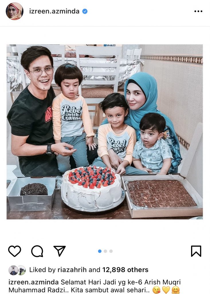 “Keluarga Bahagia,” – Rai Hari Jadi Anak Tiri Sehari Awal, Foto Izreen Azminda Sekeluarga Terima Pujian Netizen