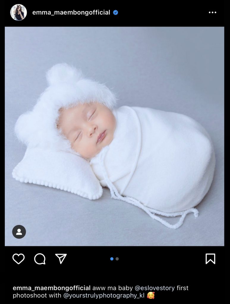 [GAMBAR] “Ini Baby Ke Doll Comel Sangat!,” &#8211; Emma Maembong Buat Photoshoot Pertama Anak, Peminat Pakat Memuji