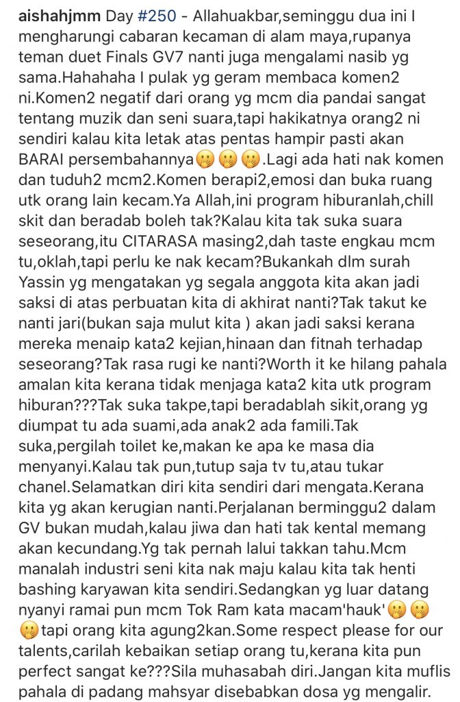 “Kalau Tak Suka Suara Seseorang, Itu Citarasa Masing-Masing, Tapi Perlu Ke Nak Kecam?” &#8211; Aishah Komen Isu Netizen Kritik Noraniza Idris