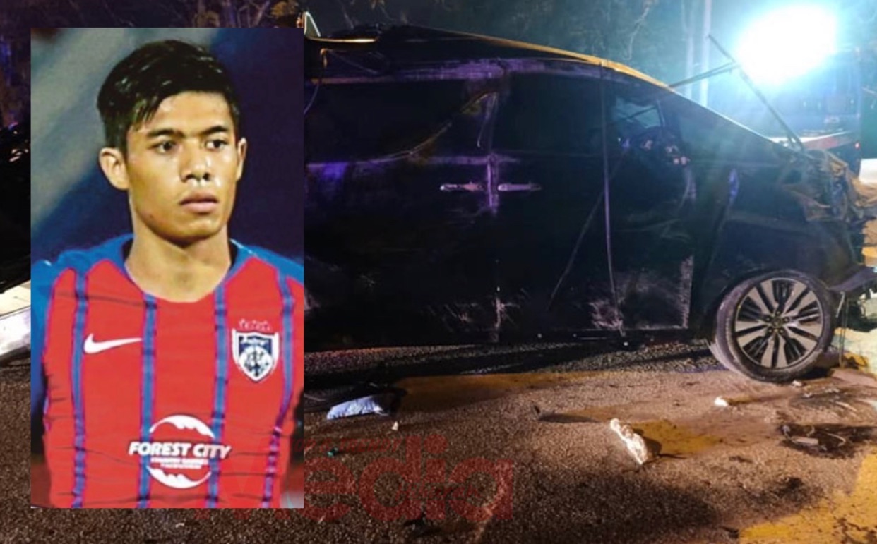 Penyerang JDT Syafiq Ahmad kemalangan, Bayi & Ibu Mertua Meninggal Dunia