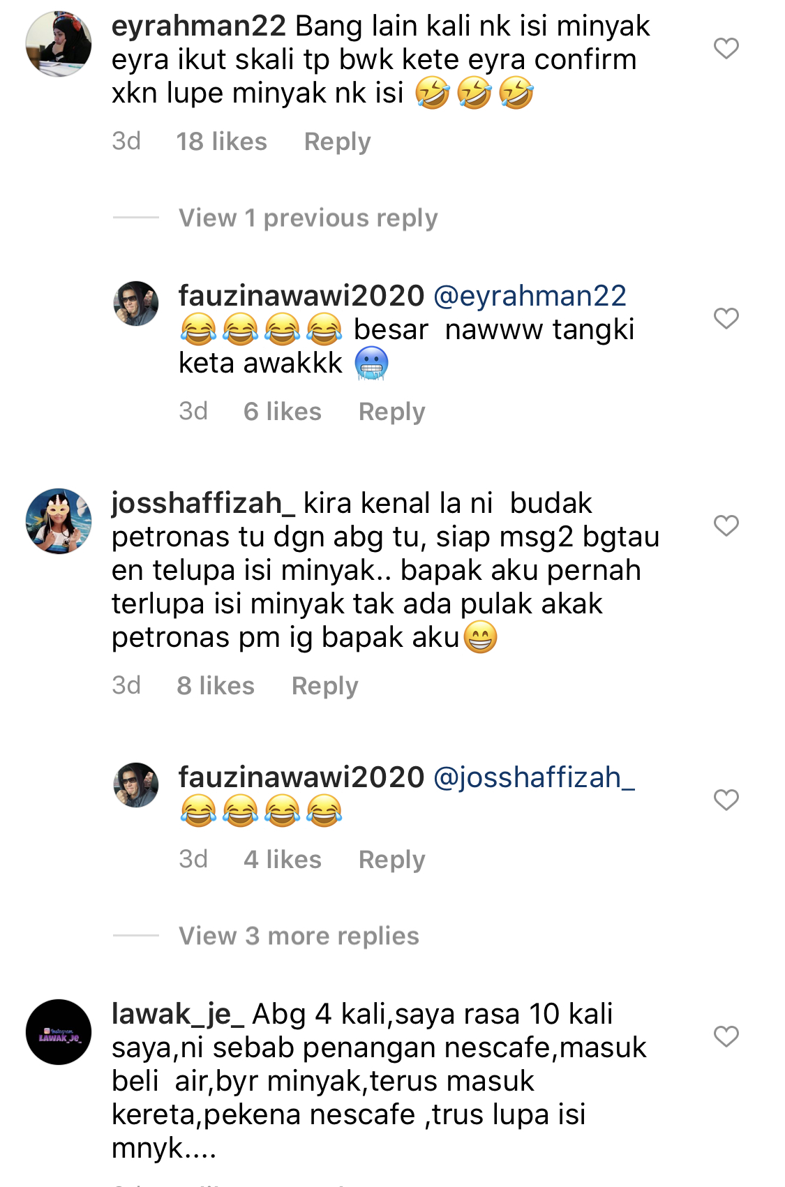 “Kalau Orang Lain Mungkin Dah Halalkan Sendiri,” – Lupa Isi Minyak Kereta, Pekerja Petrol Station Cari Fauzi Nawawi Di IG Nak Pulang Duit