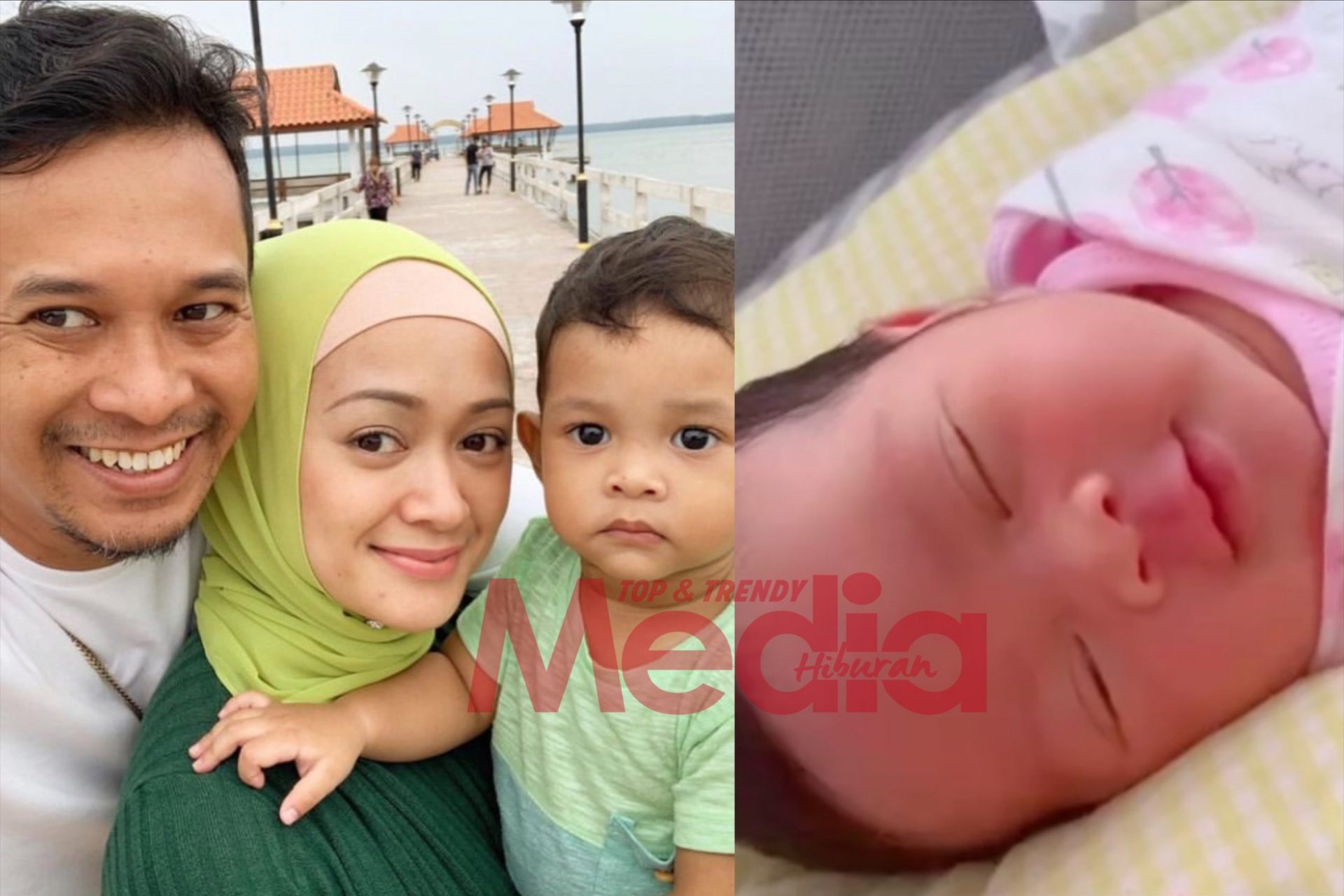 Faye Kusairi Kongsi Wajah Anak Buat Peminat, Asha Azmi Nama Diberi