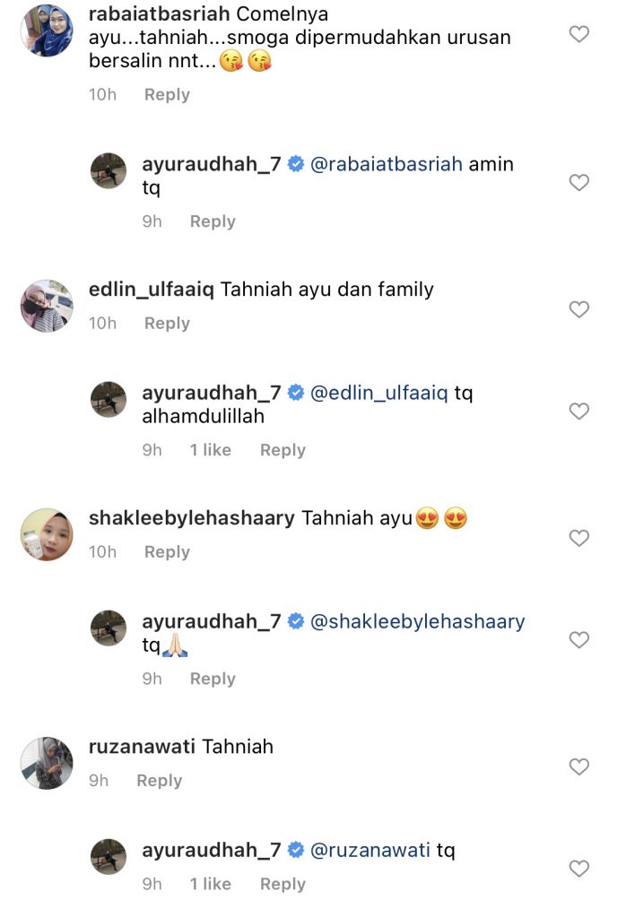 Ayu Raudhah Sahkan Sedang Hamil Anak Kelima, Tahniah!