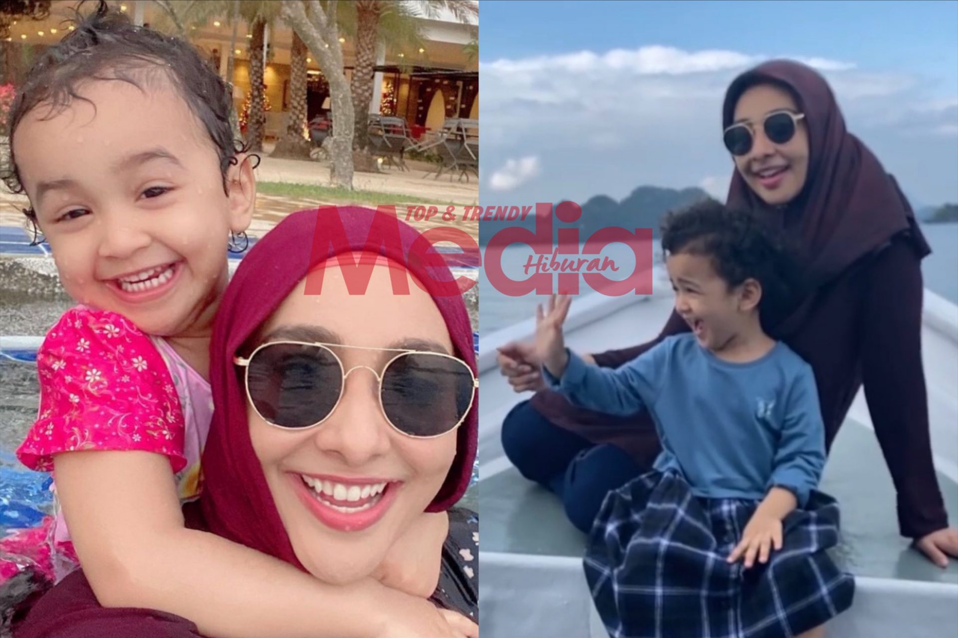 “Hilang Sakit Pening &#038; Sedih Mummy,” &#8211; Lufya Omar Pertama Kali Bercuti Di Tempat Peranginan Dengan Anak