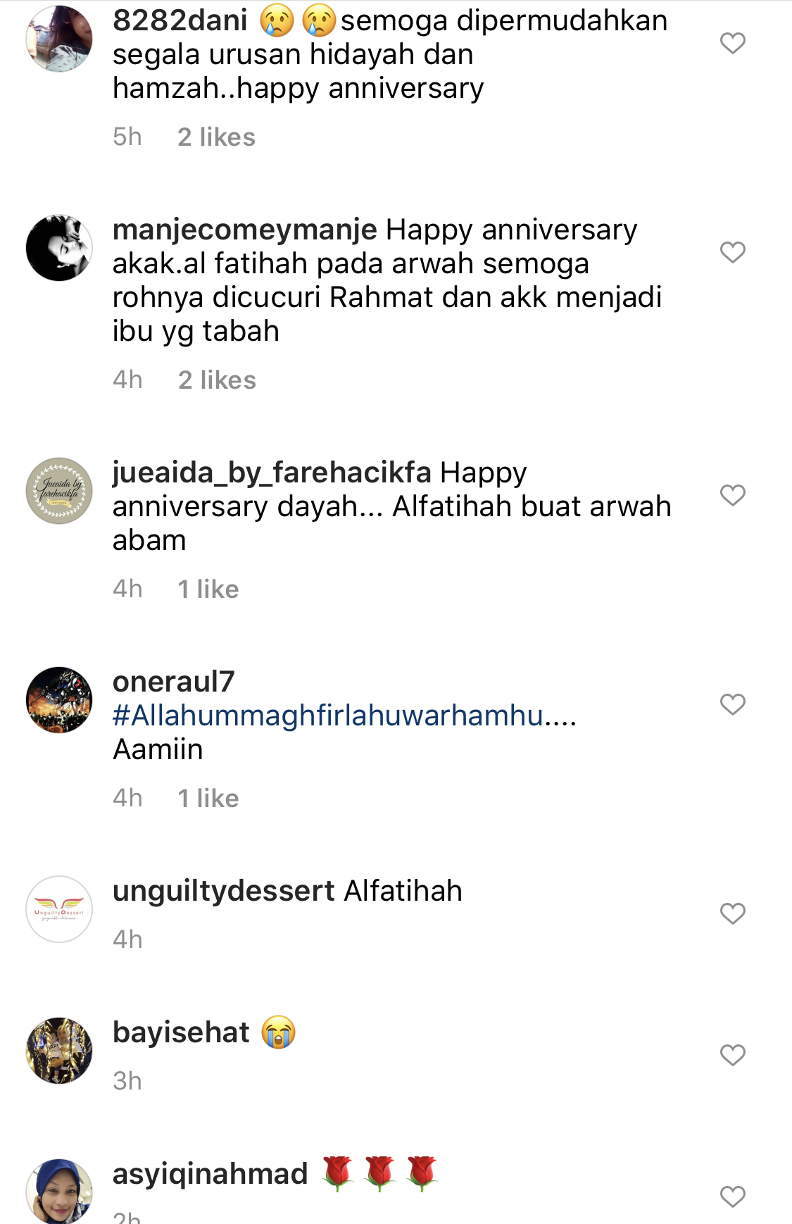 “Hanya Doa Ku Iringkan, Ku Lepaskan Dikau Pergi,” &#8211; Ulang Tahun Perkahwinan Ke-3, Ucapan Isteri Arwah Abam Bocey Buat Ramai Sebak