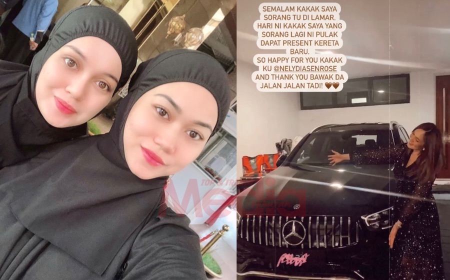 Raysha Tumpang Gembira Kebahagiaan 2 Kakaknya ; Uqasha Baru Dilamar, Nelydia Dapat Hadiah Kereta Mewah – “So Happy For You, Kakakku.”