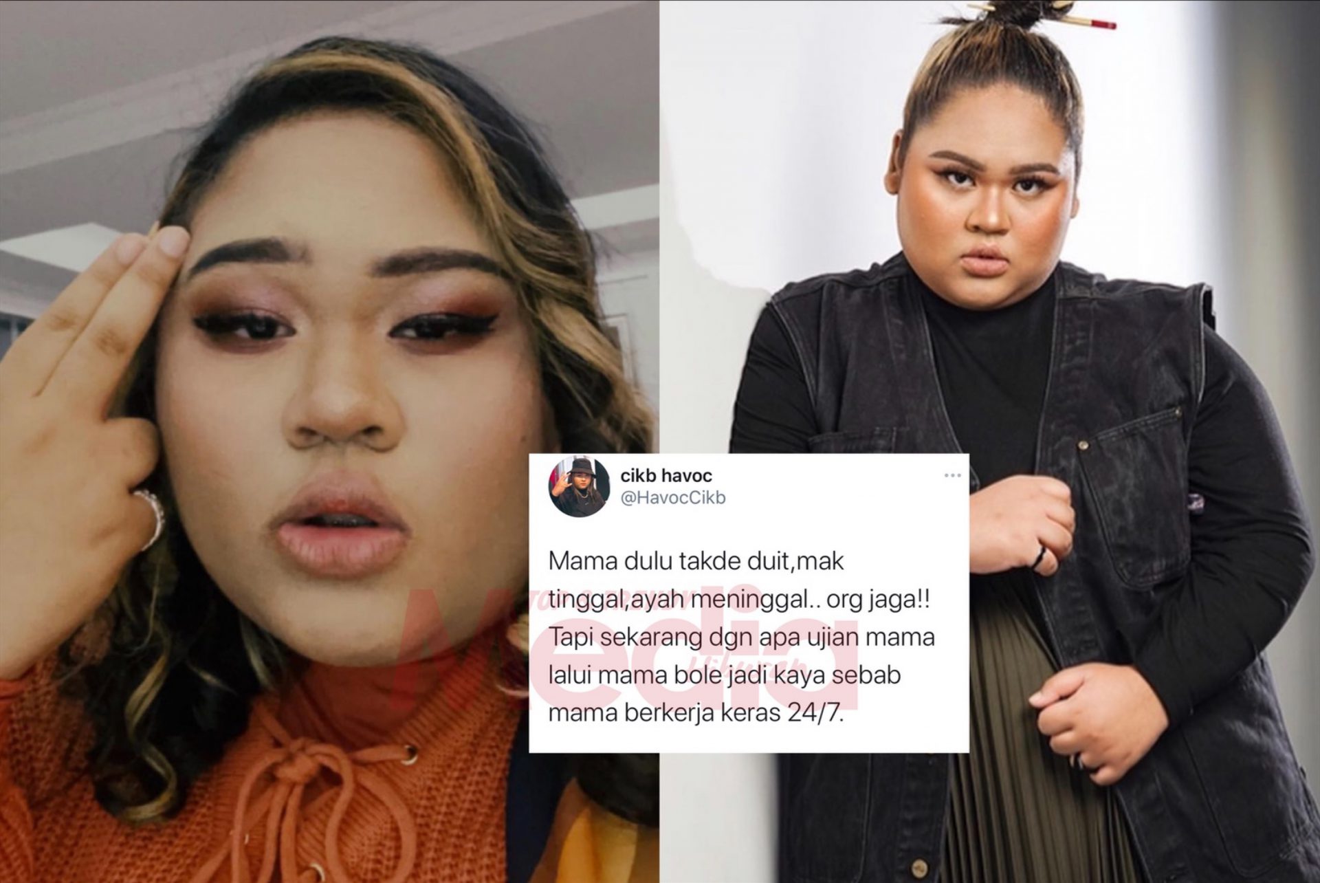 “Bukan Duduk Rumah Goyang Kaki&#8230;,” &#8211; Masuk Industri Seni Atas Tiket ‘Anak Orang Kaya’? Cik B Tempelak Si Kaki Dengki!