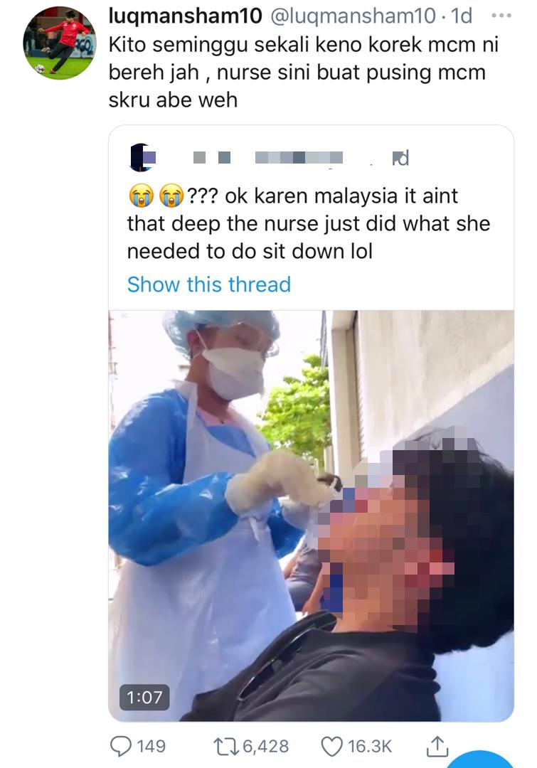 Viral Kisah Instafamous Persoal Petugas Kesihatan, Luqman Hakim Kongsi Pengalaman Buat Swab Test Di Belgium