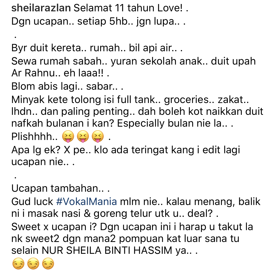 “Dah Boleh Kot Naikkan Nafkah Bulanan I,” &#8211; Rare Sungguh! Lihat Cara Lan Solo &#038; Isteri Beri Dedikasi Sempena Anniversary Ke-11