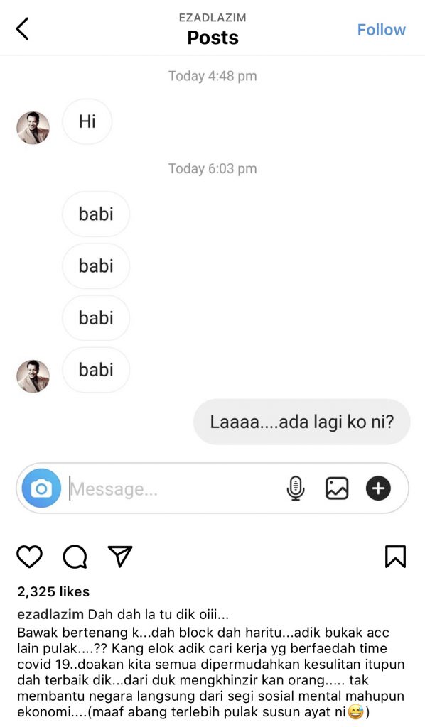 “Dari Duk Mengkhinzirkan Orang…,” – Ezad Lazim Dedah Terima Cacian