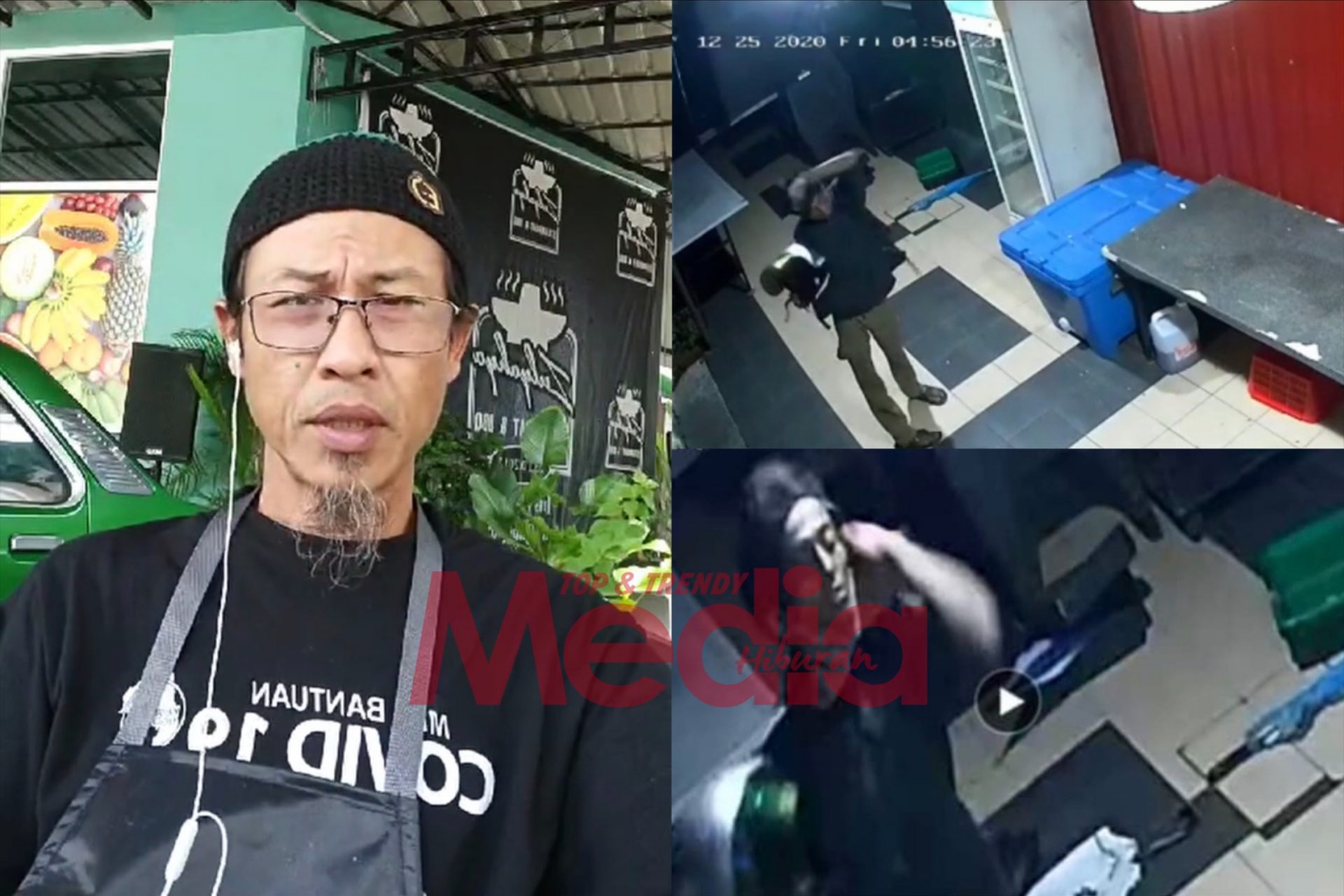 “Muka Dah Dapat, Tunggu Nak Cekau Je,” &#8211; Kedai Dimasuki Pencuri, Zul Yahya Buat Laporan Polis