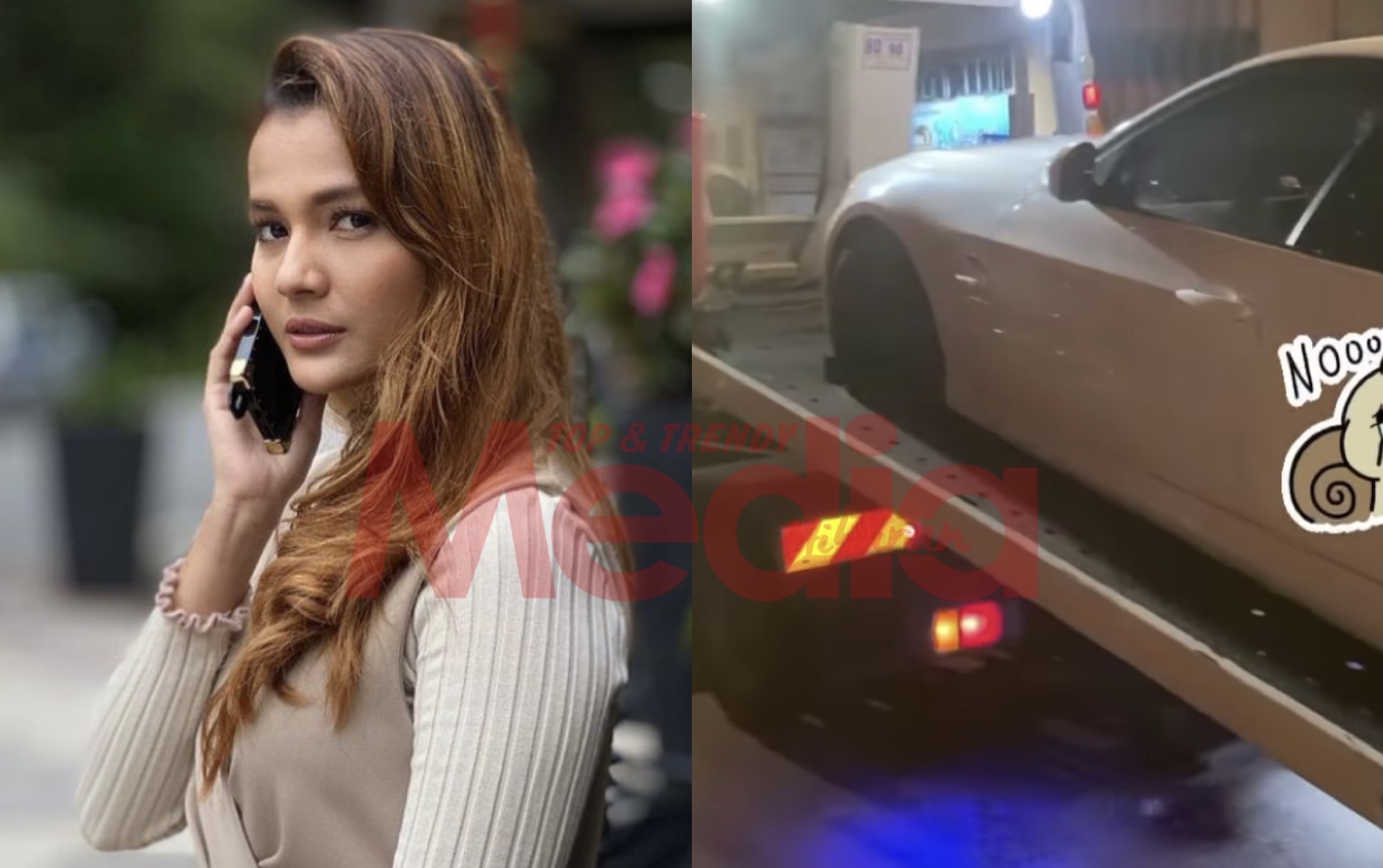 “Saya Yang Drive Tapi…”- Ezzaty Abdullah Terlibat Kemalangan, Nak Elak Lori Dan Kereta Belakang