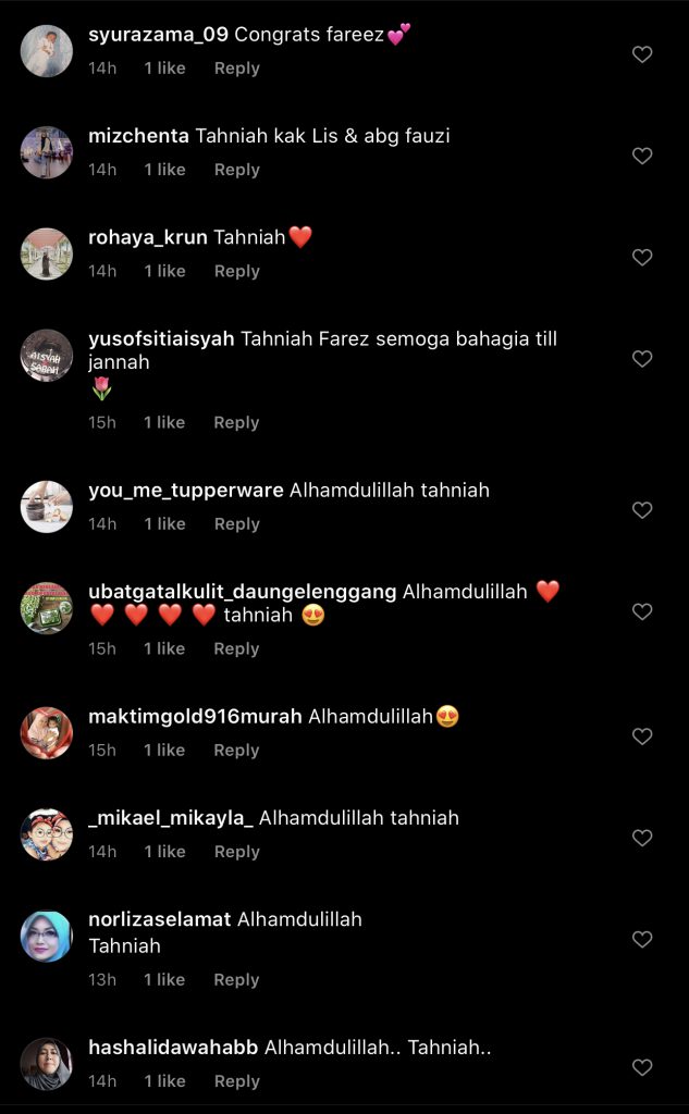 “20.12.20 Tarikh Pernikahan Anak Kedua Kami,” &#8211; Anak Fauzi Nawawi, Fareez Fauzi Selamat Bergelar Suami Pada Usia 23 Tahun