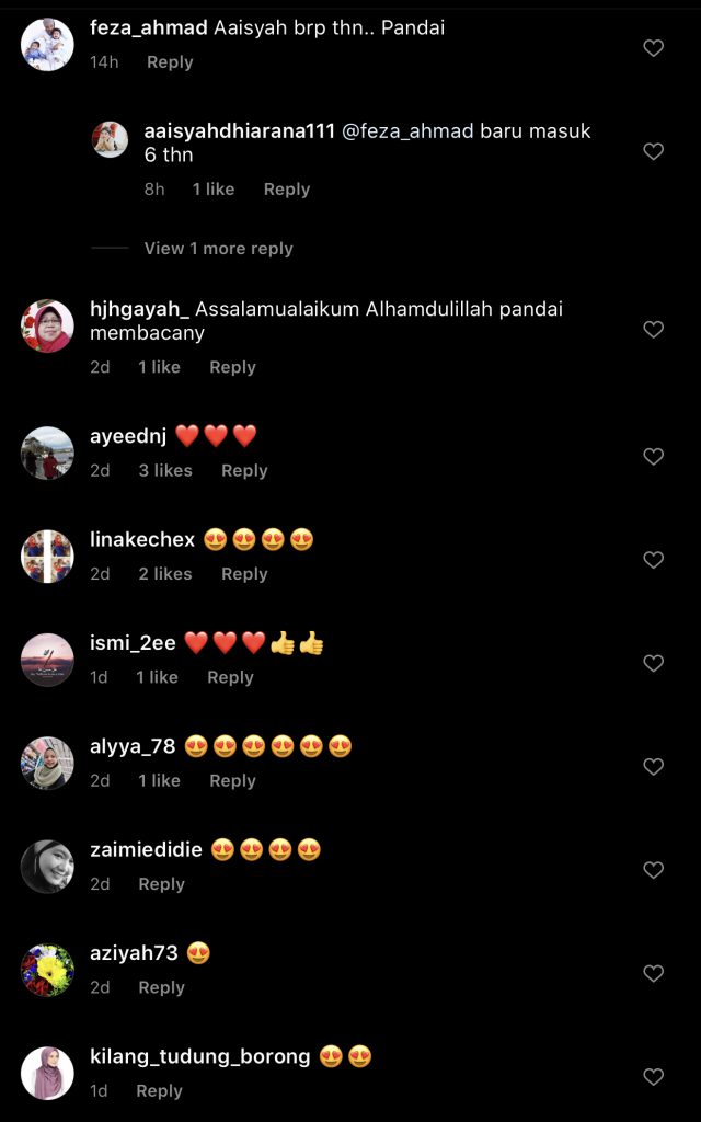 “Wah Sebutannya Clear, Alhamdulillah,” – Baru Masuk Usia 6 Tahun, Video Aaisyah Dhia Rana Mengaji Dipuji Peminat