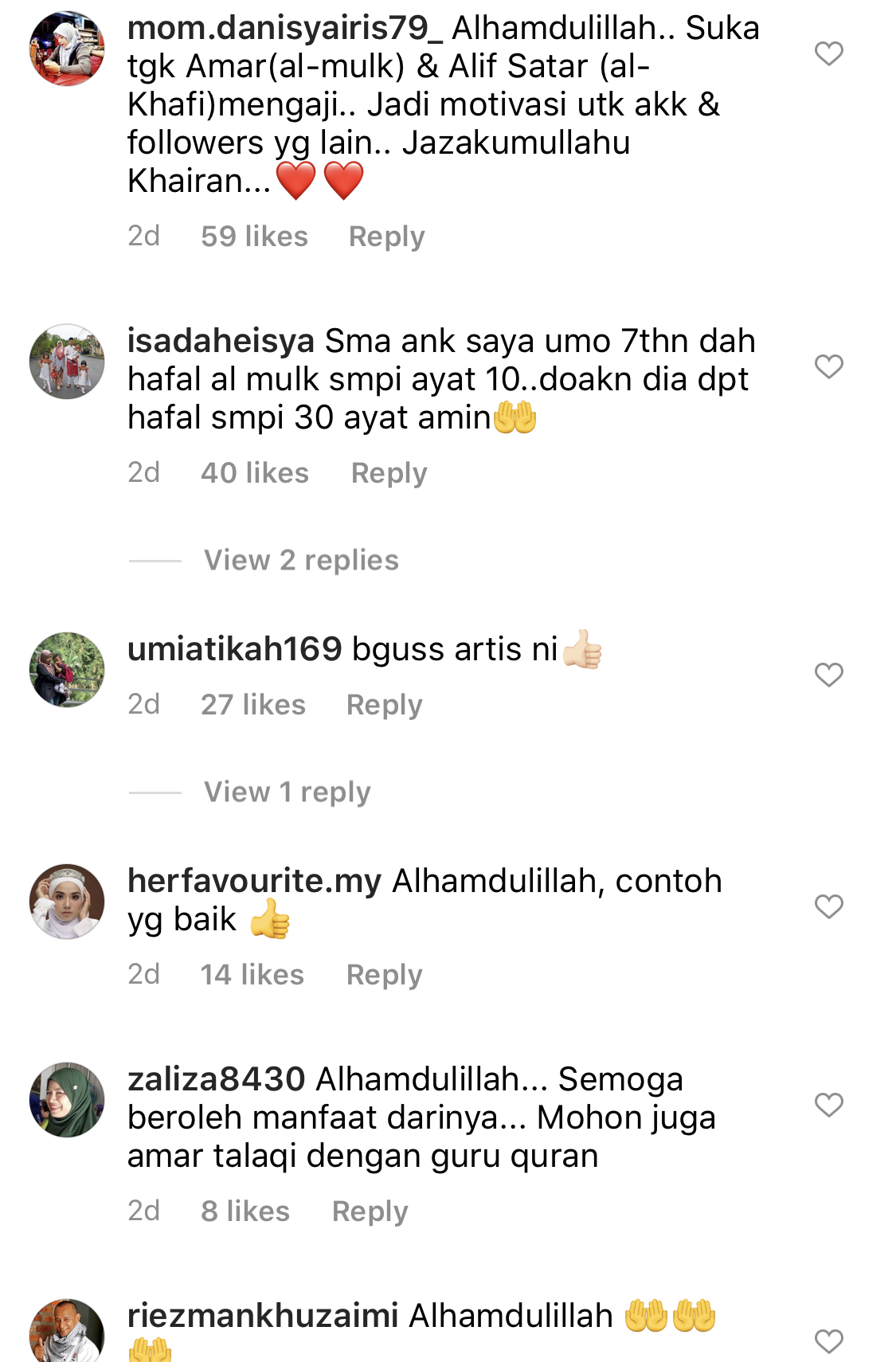 “Untungnya Dapat Suami Pandai Baca Al-Quran&#8230;,”- Berjaya Hafal Surah Al-Mulk, Amar Baharin Perdengar Bacaan Indah