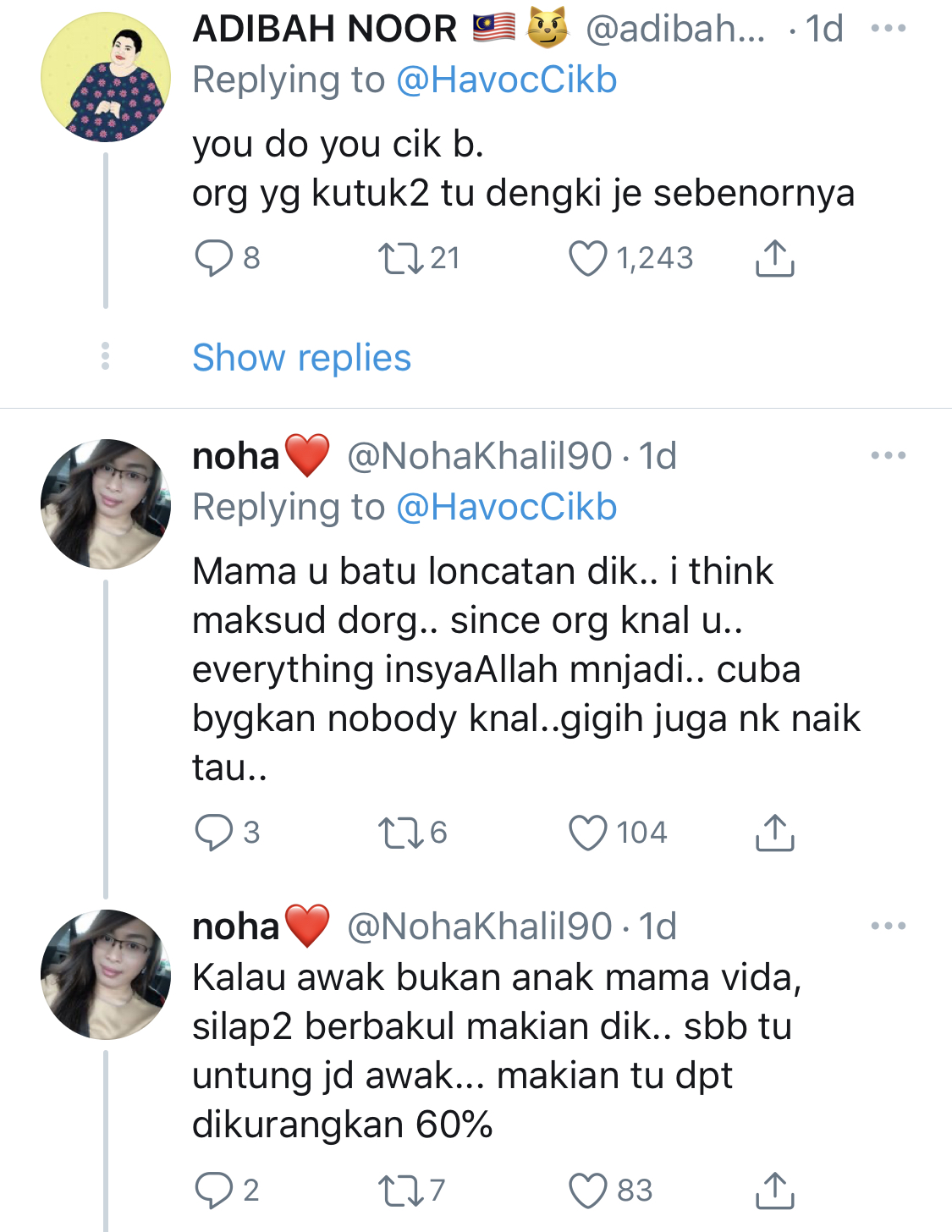 “Bukan Duduk Rumah Goyang Kaki&#8230;,” &#8211; Masuk Industri Seni Atas Tiket ‘Anak Orang Kaya’? Cik B Tempelak Si Kaki Dengki!